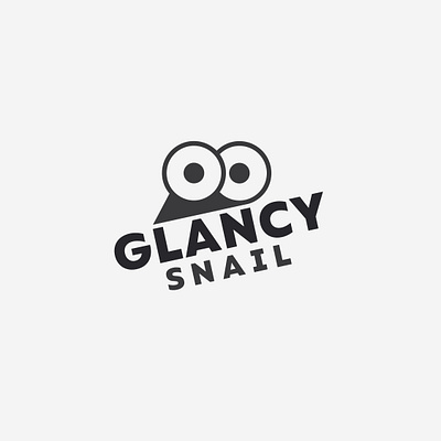 Glancy Snail logo design. abstract logo brand identity branding creative logo design graphic design illustration logo logo maker pictorial logo professional logo ui
