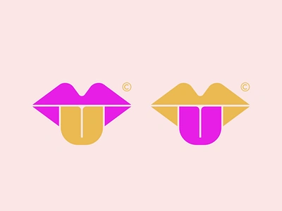 Lippy Licks aphrodisiac brand gold lips logo mood purple sex sexy supplement symbol tongue