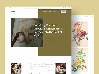 Artist Website Design artist branding graphic design ui website