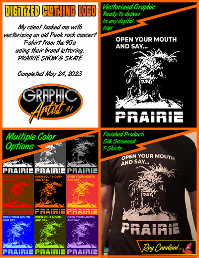 Open your mouth and say...Vector graphic clothing graphics illustration silk screening vector graphics