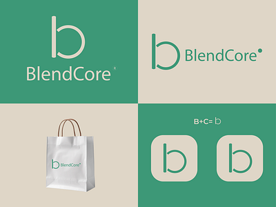 B+C Logo Concept Design 3d logo branding graphic design illustration logo