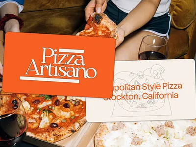 Pizza Artisano Branding branding design digital art graphic design illustrated brand illustration italia mockup packaging pizza roselab