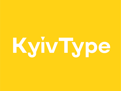 KyivType typography 3d animation bold branding bright design font illustration kyivtype logo motion graphics typography.