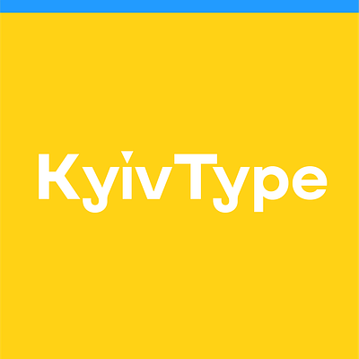 KyivType typography 3d animation bold branding bright design font illustration kyivtype logo motion graphics typography.