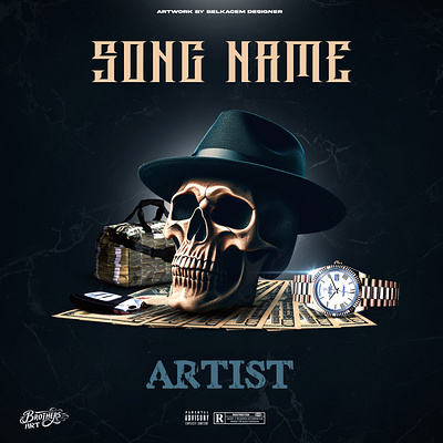 Skull Premade cover art album cover art cd cover cover art design graphic design illustration mixtape cover skull skull album cover skull art skull artwork skull cover skull design skull mixtape cover