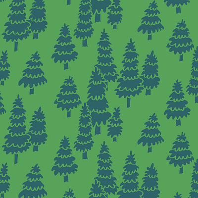 Trees Please design forest graphic design illustration repeat pattern surface design trees woodland woods