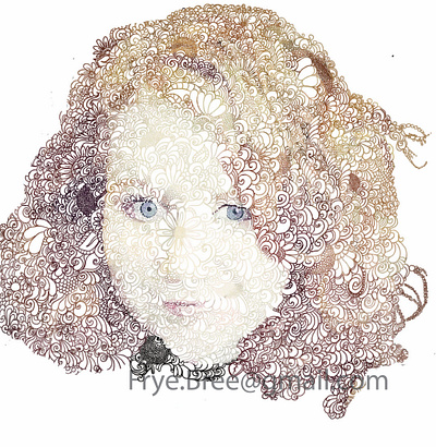 Swirling Portraits art illustration portrait