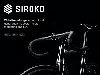 Siroko ecommerce clean dark ecommerce elegant figma miro modern uidesign uxdesign uxui website