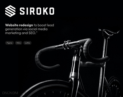 Siroko ecommerce clean dark ecommerce elegant figma miro modern uidesign uxdesign uxui website