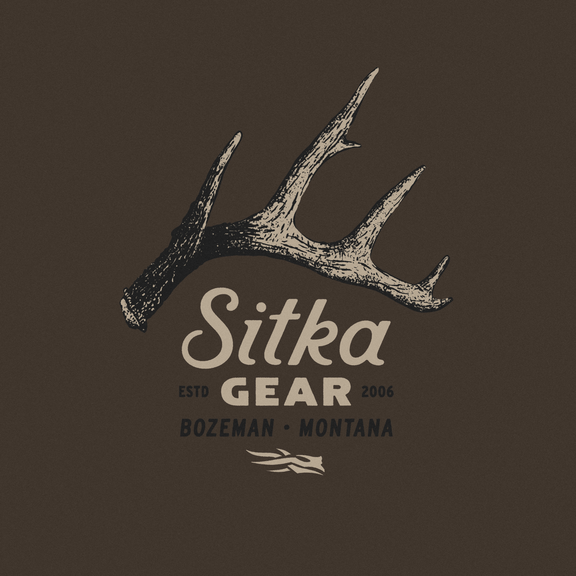 Whitetail Shed antler apparel design deer hunting illustration shed typography whitetail