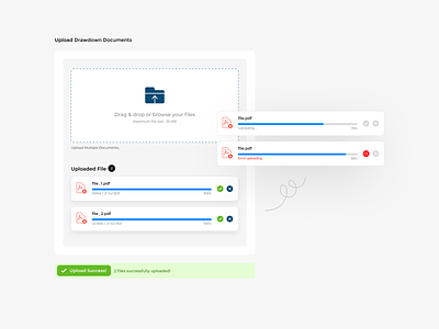 File Upload Widget / UI Elements crm elements drag and drop drag and drop file upload file upload file upload widget multiple file upload ui ui elements uiux upload file ui user interface ux