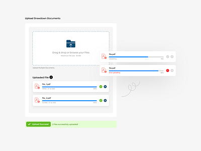 File Upload Widget / UI Elements crm elements drag and drop drag and drop file upload file upload file upload widget multiple file upload ui ui elements uiux upload file ui user interface ux