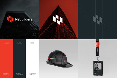 Construction company logo & brand identity brand identity branding construction graphic design logo design