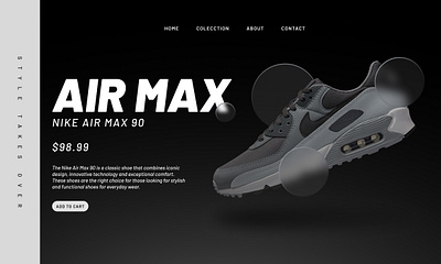 Landing Pages Nike Design design figma graphic design landing pages nike ui design uiux design ux design web design