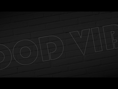 Good Vibrations animation glowing text motion design motion graphics text animation video design