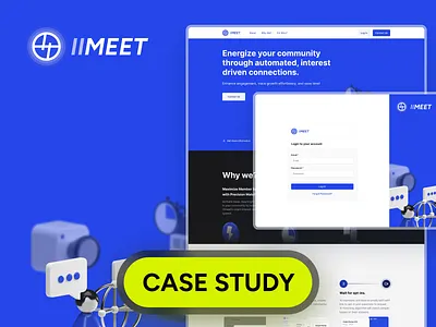 [Case Study] 11Meet - Community management and Event creation 1on1 call case casestudy chat design system making match matchmaking meeting members platform saas scream pixel study video