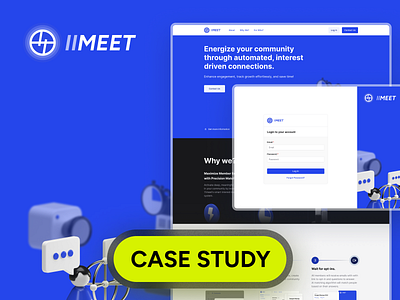 [Case Study] 11Meet - Community management and Event creation 1on1 call case casestudy chat design system making match matchmaking meeting members platform saas scream pixel study video