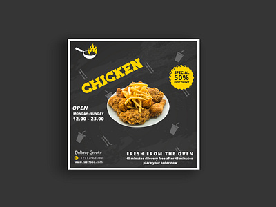 Food post / ad image ads ads designer advertisement carousel designer creative menu design design designer food food flyer food post graphic design graphics post design posts social media social media design social media post designer