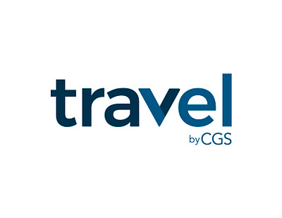 Travel by CGS branding graphic design logo