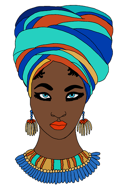 Afro culture africa afro afro girl colors culture