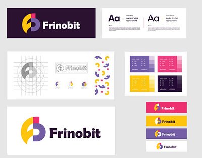 Frinobit -Brand Identity 3d logo brand identity branding logo graphic design logo design motion graphics
