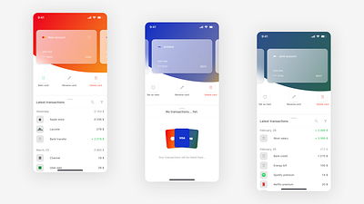 Bank app transactions bank figma mobile product design ui ux