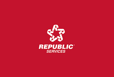 Republic Services - Rebrand - Logo Update art direction brand design branding design graphic design identity logo logo design logo refresh logo update rebrand republic services sustainability visual identity waste waste collection