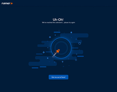 Uh-Oh! 404 Page Space 404 app branding design error graphic design iconography illustration logo space ui ux web
