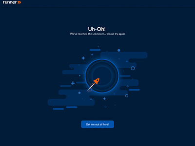 Uh-Oh! 404 Page Space 404 app branding design error graphic design iconography illustration logo space ui ux web