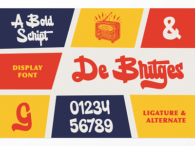 De Britges Script Font concert