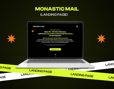 MONASTIC MAIL LANDING PAGE best designs best landing page designs design design ideas designs landing landing page landing page design landing page designs landing page inspiration page ui ui ux user interface ux web web design website websites