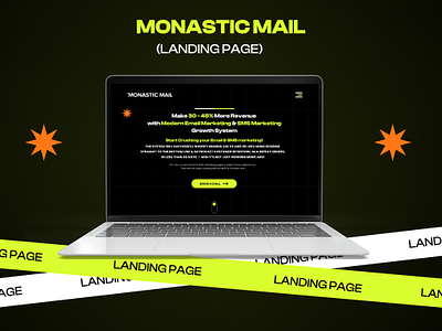 MONASTIC MAIL LANDING PAGE best designs best landing page designs design design ideas designs landing landing page landing page design landing page designs landing page inspiration page ui ui ux user interface ux web web design website websites