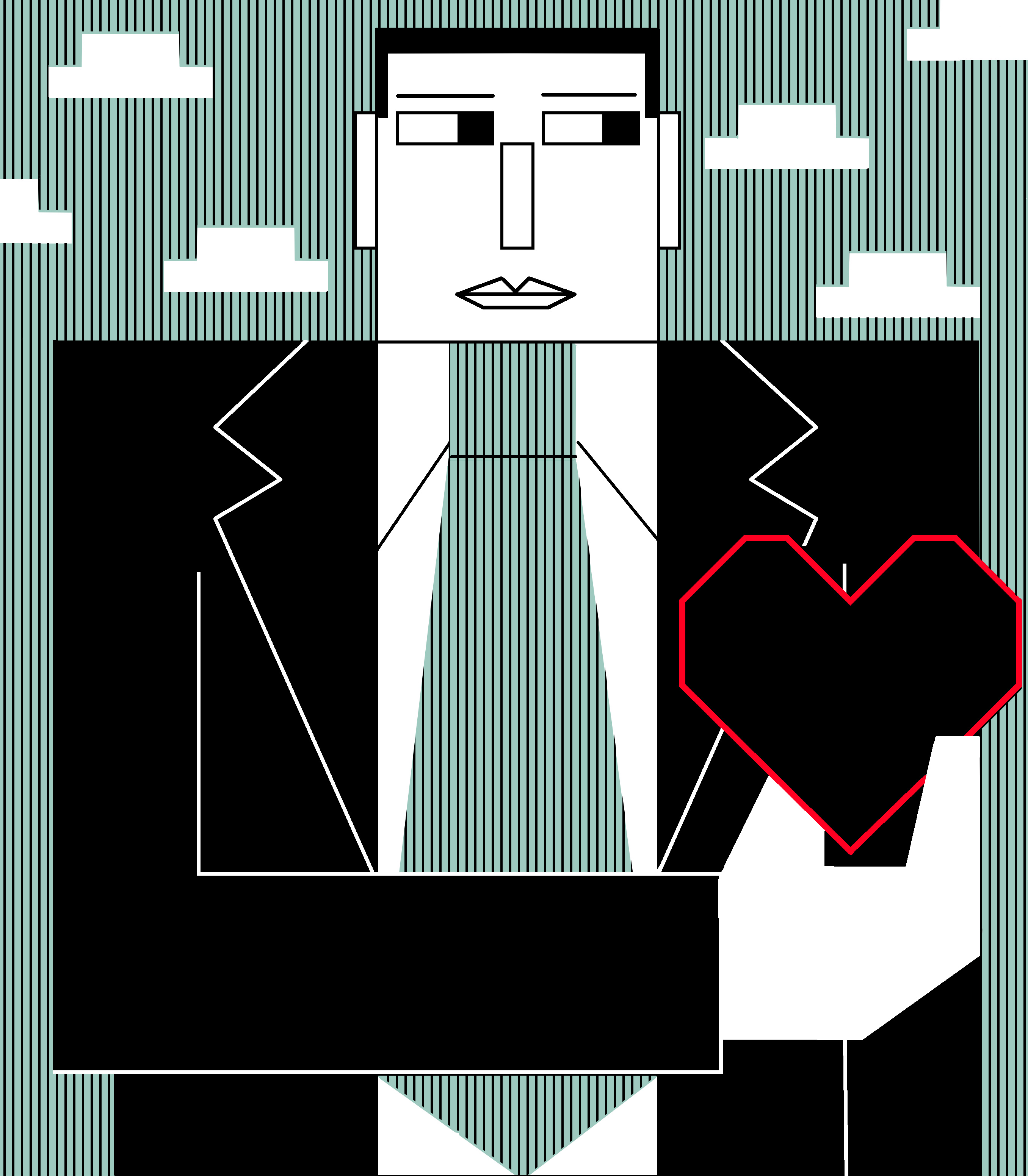 Example of I found a heart