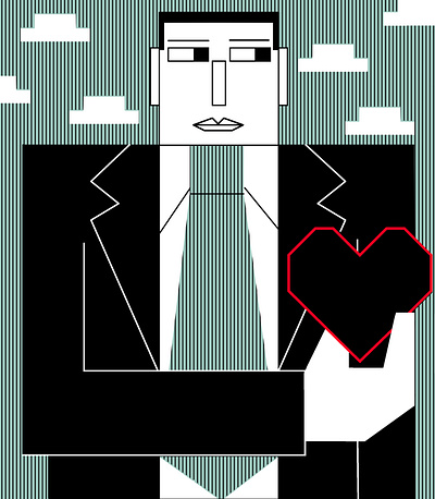 I found a heart disegnare illustrazione fumetti illustration logo vector