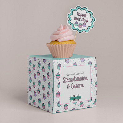 Courtney's Confections Branding, Packaging, and Social Media bakery branding business card graphic design logo packaging design retro small business social media