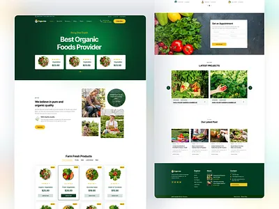 vegetable restaurant landing page v2