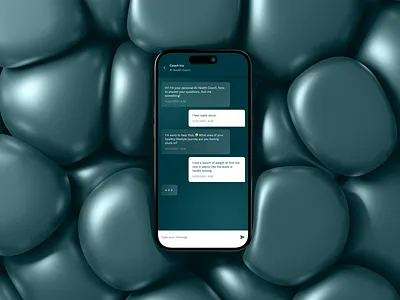 AI Weight-loss Coach ai artificial intelligence chat concept futuristic gpt messaging ui user experience ux