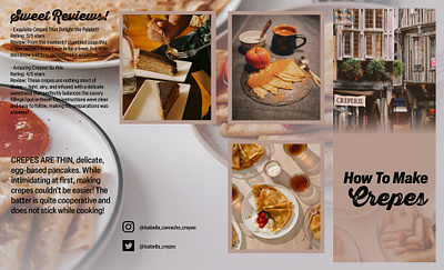 How To Make Crepes Brochure brochure design graphic design