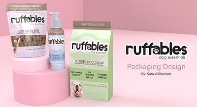 Ruffables Dog Essentials Packaging Design branding graphic design logo packaging design