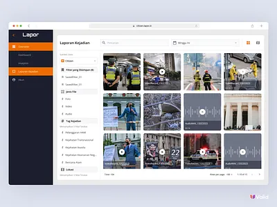 Laporan Kejadian - Lapor app citizen design figmadesign ui ux xd design