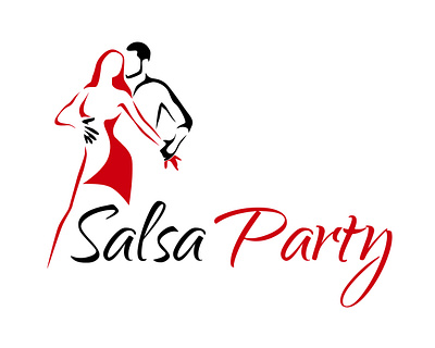 Logo for Salsa Party branding dance design graphic design illustration latino logo party salsa vector