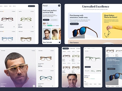 Eyewear Website Design Project branding colorful design e commerce ecommerce eye wear eyewear glasses minimal online shopping project sajon shop sunglass sunglasses ui ux web webdesign website