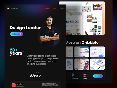 Personal Portfolio framer minimal portfolio ui ux website