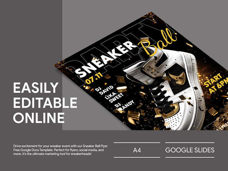 Sneaker Ball Flyer Free Google Docs Template by Free Google Docs Sneaker Ball Flyer Free Google Docs Template by Free Google Docs