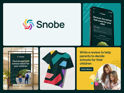 Snobe Branding app branding color creative design identity logo logomark portal post school snobe social media strategy ui visual identity website