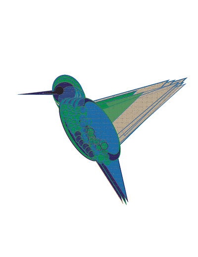 humming bird, one bird chriscreates chrismogren design drawing feathers humming bird illustration