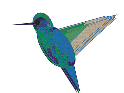 humming bird, one bird chriscreates chrismogren design drawing feathers humming bird illustration