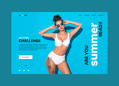 Jamila Fitness - Design concept app branding graphic design ui ux