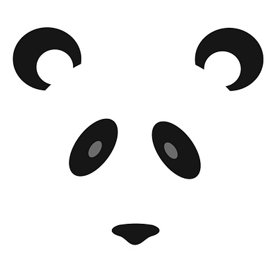 negative panda chriscreates chrismogren design drawing illustration negative negative space panda