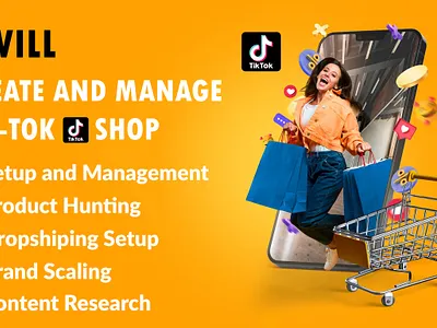 tik tok shop creation thumbnail design graphic design thumbnail